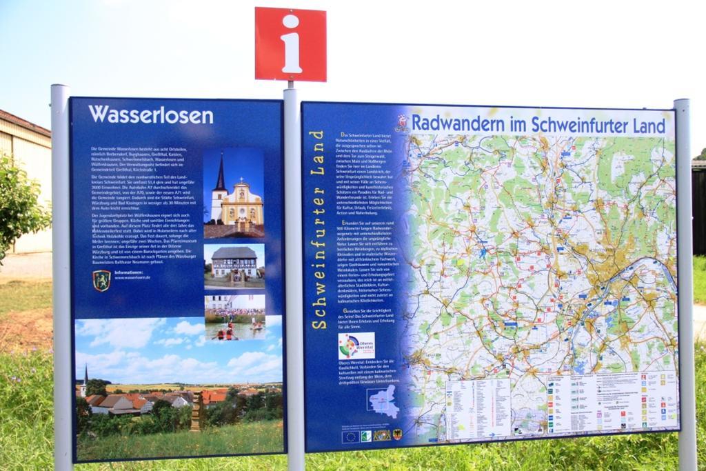 Landgasthof Frankentor Wasserlosen Exterior foto